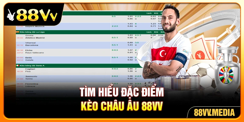 Tìm hiểu đặc điểm kèo châu Âu 88VV